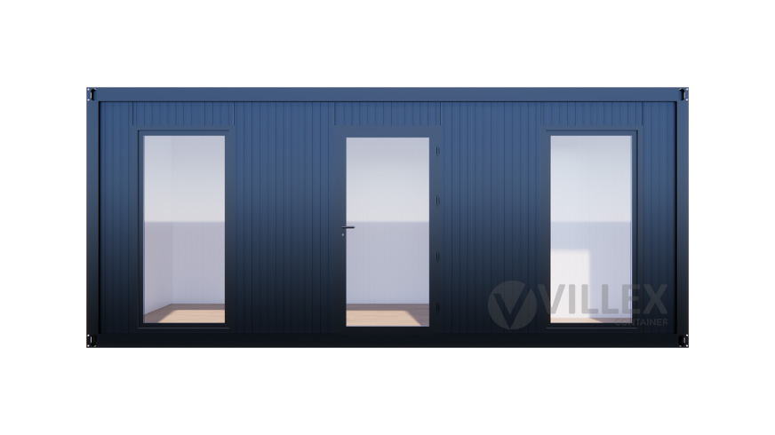 Sanitärcontainer Villex Standard Cube Vertikal Nero 1.0 / Sanitär