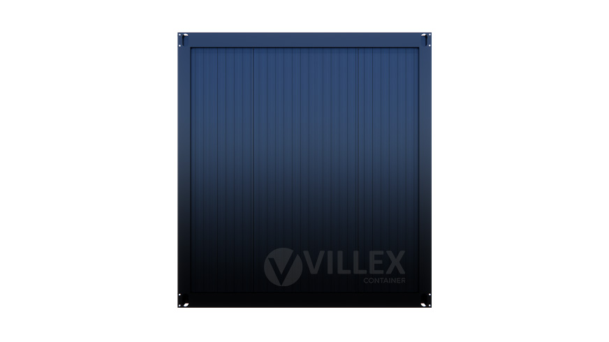 Sanitärcontainer Villex Standard Cube Vertikal Nero 1.0 / Sanitär
