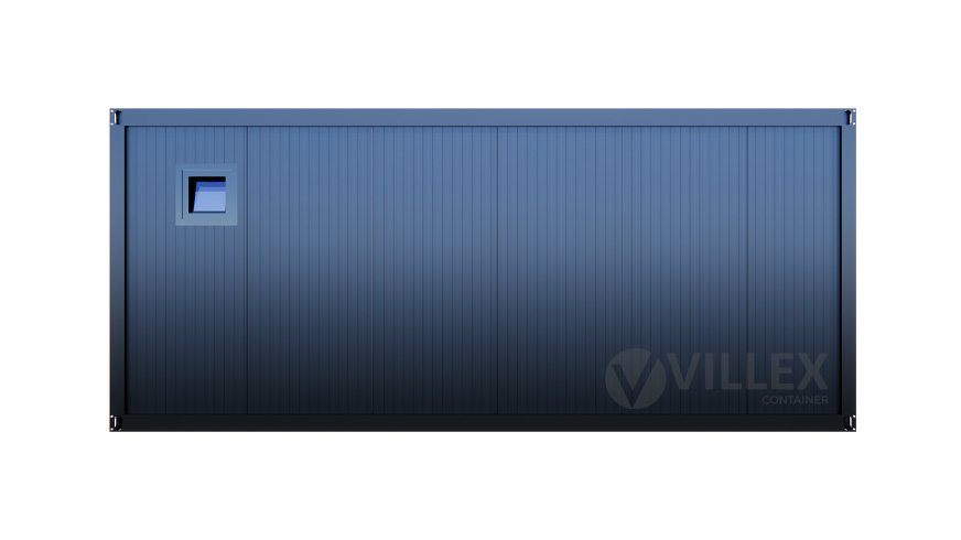 Sanitärcontainer Villex Standard Cube Vertikal Nero 1.0 / Sanitär