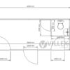 Sanitärcontainer Villex Standard Cube Vertikal Nero 1.0 / Sanitär