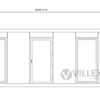 Sanitärcontainer Villex Standard Cube Vertikal Nero 1.0 / Sanitär