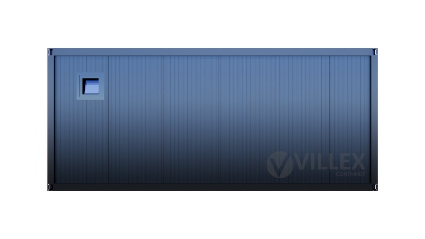 Sanitärcontainer Villex Standard Glas Cube Nero 2.0 / Sanitär