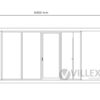 Sanitärcontainer Villex Standard Glas Cube Nero 2.0 / Sanitär
