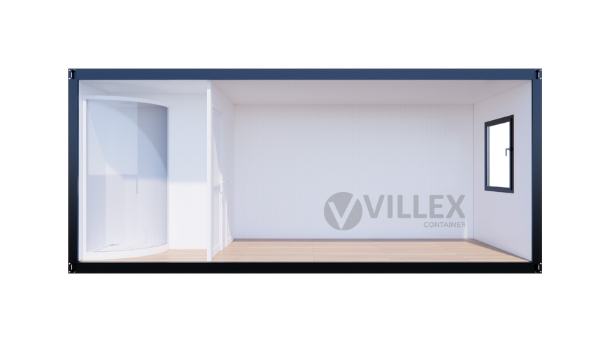 Sanitärcontainer Villex Sanitär/Standard Cube Nero 1.0