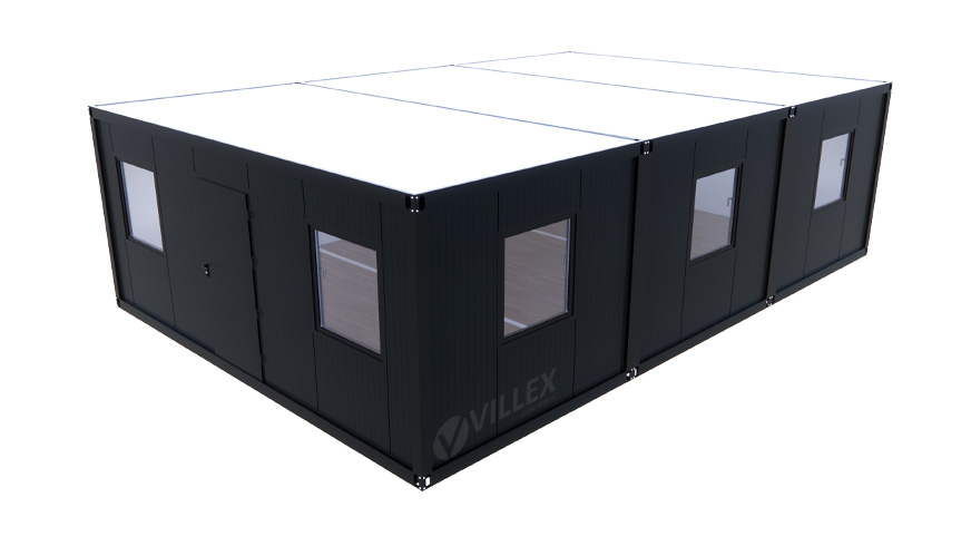 Sanitärcontainer Villex Triple Big Cube Nero / Sanitär