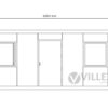Sanitärcontainer Villex Triple Big Cube Nero / Sanitär