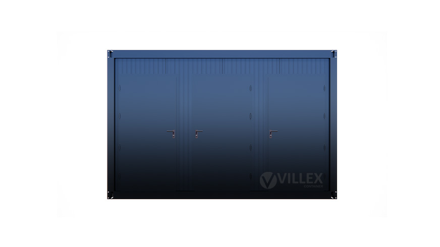 Sanitärcontainer Villex Triple Toilet Cube Nero 1.0