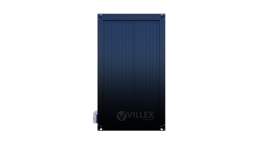 Sanitärcontainer Villex Triple Toilet Cube Nero 1.0