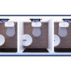 Sanitärcontainer Villex Triple Toilet Cube Nero 1.0