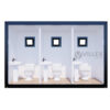 Sanitärcontainer Villex Triple Toilet Cube Nero 1.0