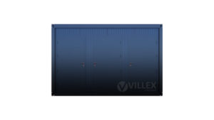 Sanitärcontainer Villex Triple Toilet Cube Nero 2.0