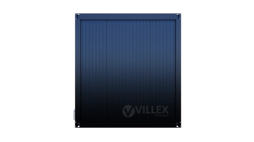 Sanitärcontainer-Villex-Triple-Toilet-Cube-Nero-2.0-4 Sanitärcontainer Villex Triple Toilet Cube Nero 2.0