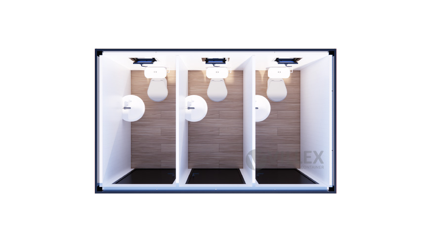 Sanitärcontainer-Villex-Triple-Toilet-Cube-Nero-2.0-6 Sanitärcontainer Villex Triple Toilet Cube Nero 2.0
