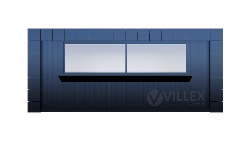 Villex Big Verkaufscontainer Block-Line Black 1.0
