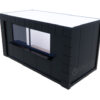 Villex Medium Verkaufscontainer Block-Line Black 2.0