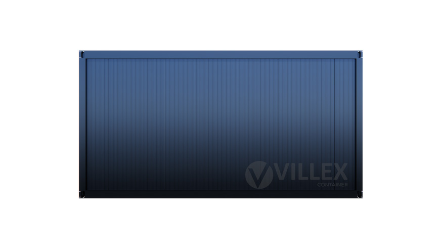 Villex Medium Verkaufscontainer Block-Line Black 2.0