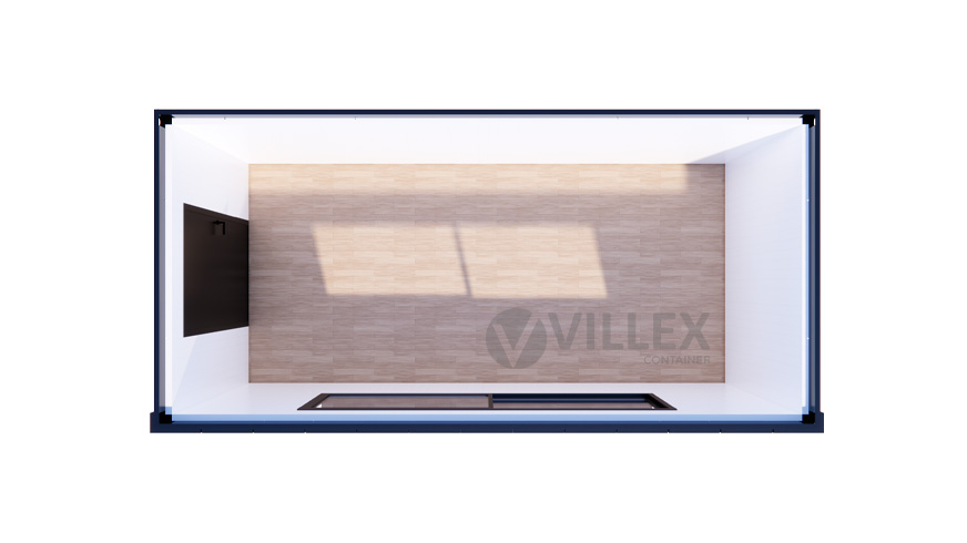 Villex Medium Verkaufscontainer Block-Line Black 2.0