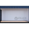 Villex Medium Verkaufscontainer Block-Line Black 2.0