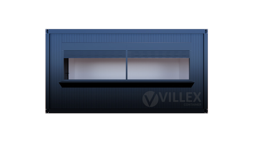 Villex Medium Verkaufscontainer Cube Nero 1.0