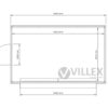 Villex Medium Verkaufscontainer Cube Nero 1.0