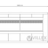 Villex Medium Verkaufscontainer Cube Nero 1.0