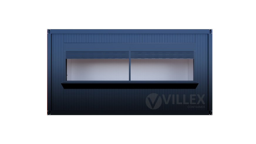 Villex Medium Verkaufscontainer Cube Nero 2.0