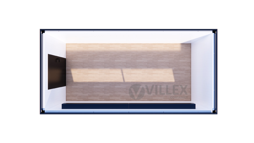 Villex Medium Verkaufscontainer Cube Nero 2.0