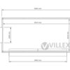 Villex Medium Verkaufscontainer Cube Nero 2.0