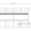 Villex Medium Verkaufscontainer Cube Nero 2.0