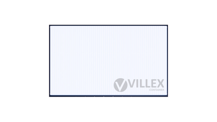 Villex Medium Verkaufscontainer Wood Pavillon 1.0