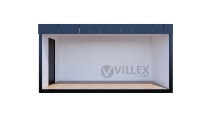 Villex Medium Verkaufscontainer Wood Pavillon 1.0