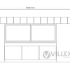 Villex Medium Verkaufscontainer Wood Pavillon 1.0