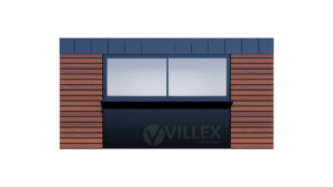 Villex Medium Verkaufscontainer Wood Pavillon 2.0