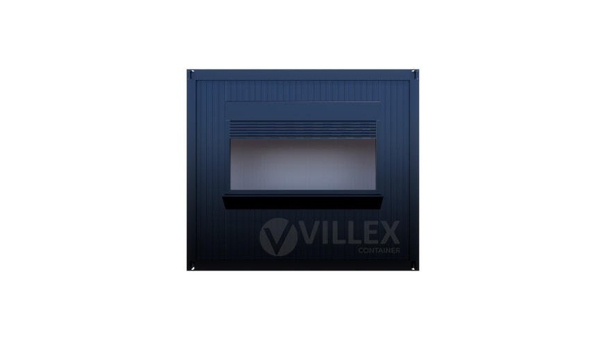 Verkaufscontainer Villex Mikro Verkaufscontainer Cube Nero 1.0
