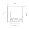 Verkaufscontainer Villex Mikro Verkaufscontainer Cube Nero 1.0