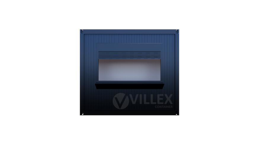 Verkaufscontainer Villex Mikro Verkaufscontainer Cube Nero 2.0