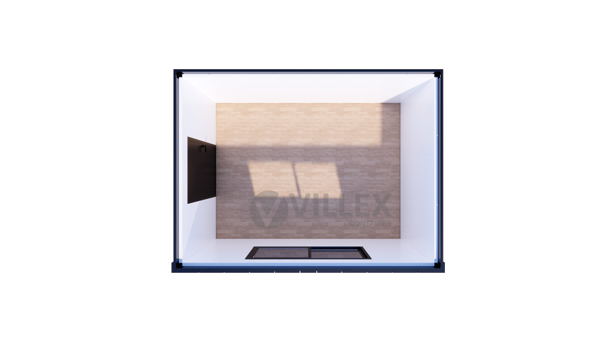 Villex Mini Verkaufscontainer Block-Line Black 1.0