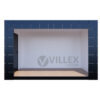 Villex Mini Verkaufscontainer Block-Line Black 1.0