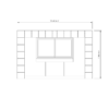 Villex Mini Verkaufscontainer Block-Line Black 1.0