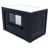 Mikro Verkaufscontainer Block-Line Black 2.0