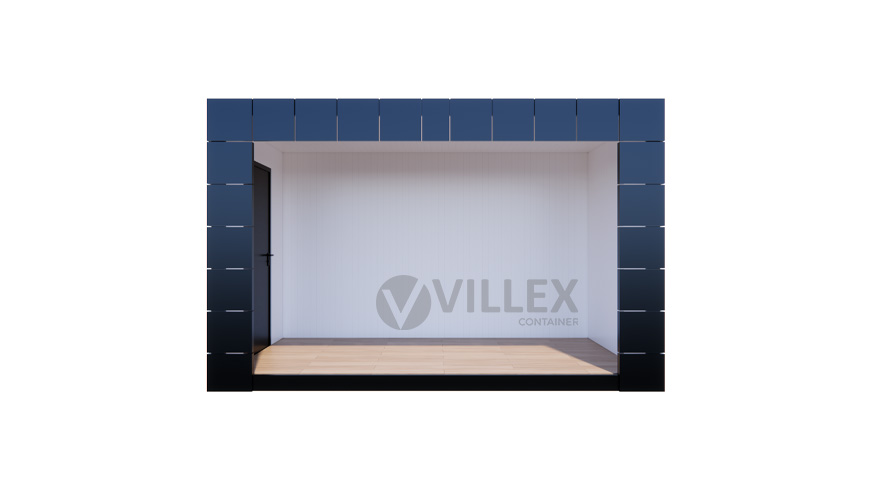 Mikro Verkaufscontainer Block-Line Black 2.0