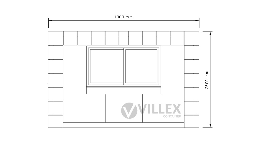 Verkaufscontainer-Villex-Mini-Block-Line-Black-2.0-9 Villex Mini Verkaufscontainer Block-Line Black 2.0