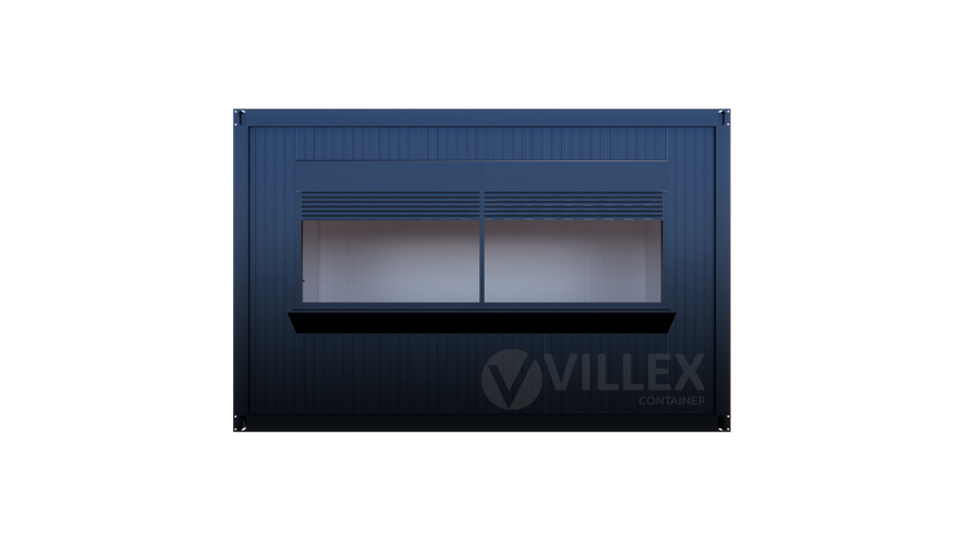 Villex Mini Verkaufscontainer Cube Nero 1.0
