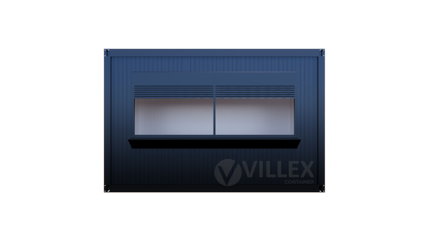 Villex Mini Verkaufscontainer Cube Nero 2.0