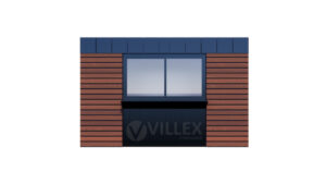 Villex Mikro Verkaufscontainer Wood Pavillon 1.0