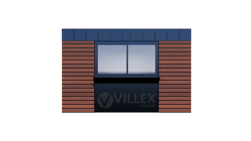 Villex Mikro Verkaufscontainer Wood Pavillon 1.0