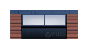Villex Standard Verkaufscontainer Wood Pavillon 2.0