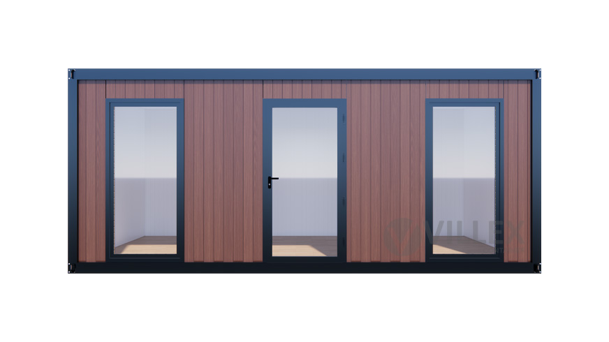 Bürocontainer Villex Big Wood Pavillon 2.0