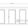 Bürocontainer Villex Medium Wood Pavillon 2.0