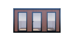 Bürocontainer Villex Medium Wood Pavillon 3.0